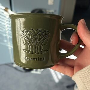 Gemini Olive Green Mug